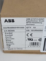 ABB CR-M2SS 1SVR405651R1000 Standard Socket Box Of 10 New x9