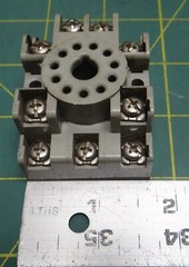 Schneider Electric Square D Relay Socket 8501NR62B 11-Pin 300 VAC 10 Amps Type K