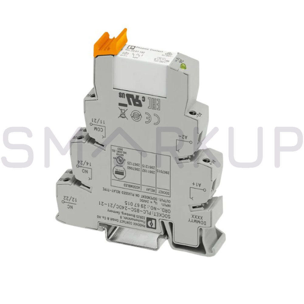 10PCS/New in Box PHOENIX CONTACT 2967060 PLC-RSC -24DC/21-21 Relay Module