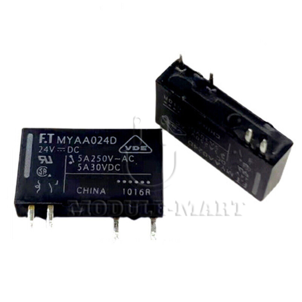 NEW MYAA024E MYAA024D 24VDC Power Relay 4Pins 1PCS