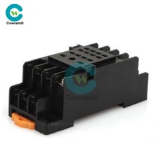MY4NJ 12V/24V/110V/220V Coil Power Relay DIN Rail Mounted 14Pin 4PDT /Socket