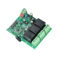 AC220V / DC7V-32V 10A 3CH Bluetooth WIFI Relay module supports RF 433Mhz Remote