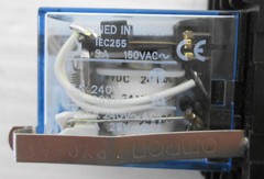 Omron MY4NJ-D2 24VDC 150VAC 3A Relay with SY4S-05DN 250V 6A Socket
