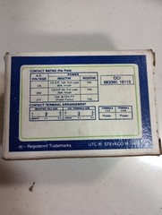 Steveco 90-342 RBM Type 91, Two Pole Double Throw Relay.