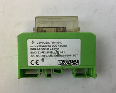 PHOENIX CONTACT EMG 22-REL/KSR-24/21-21 RELAY MODULE 2950323 24VAC/DC