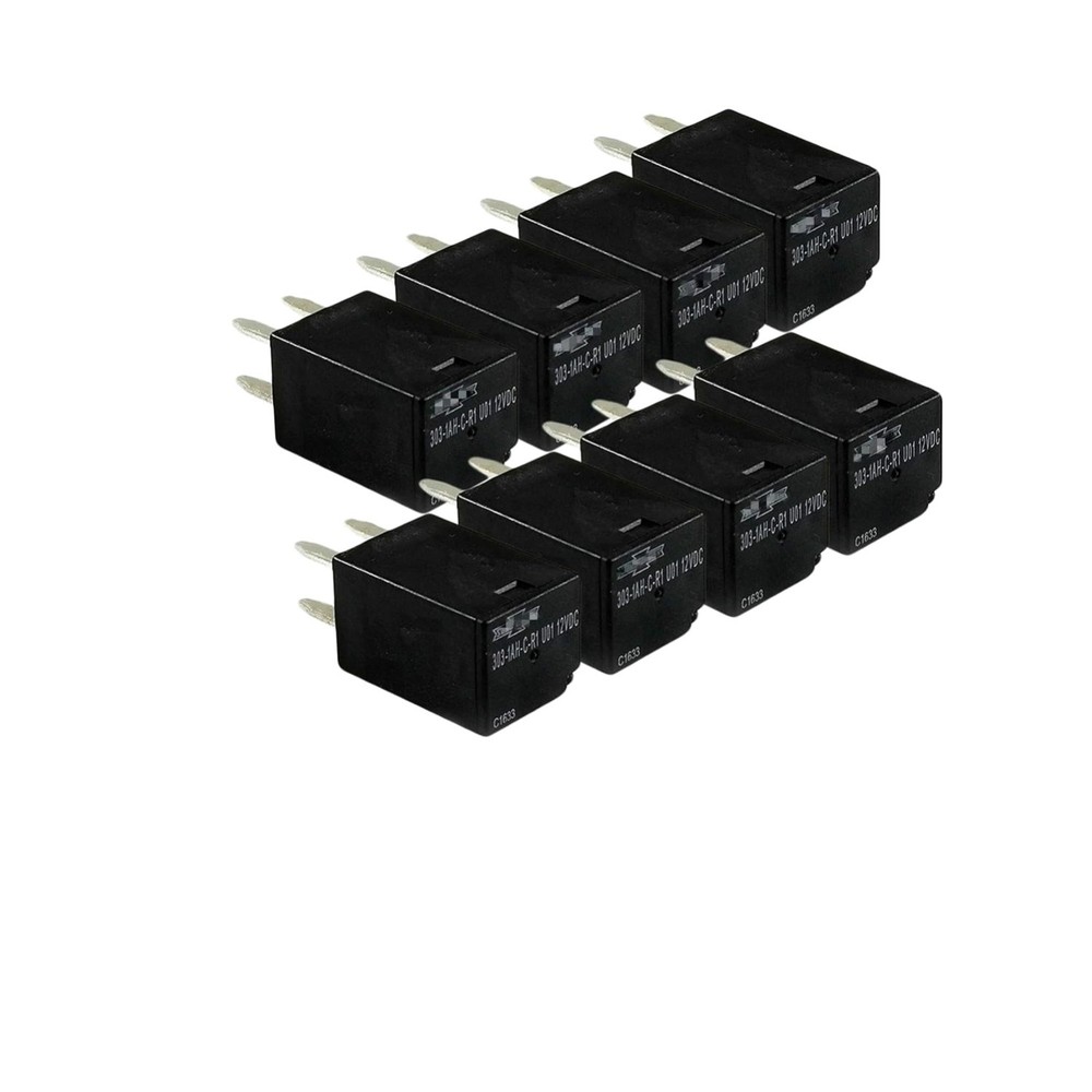 High-Performance 20A Automotive Relays 12VDC SPNO for Polaris & More – 8 Pack