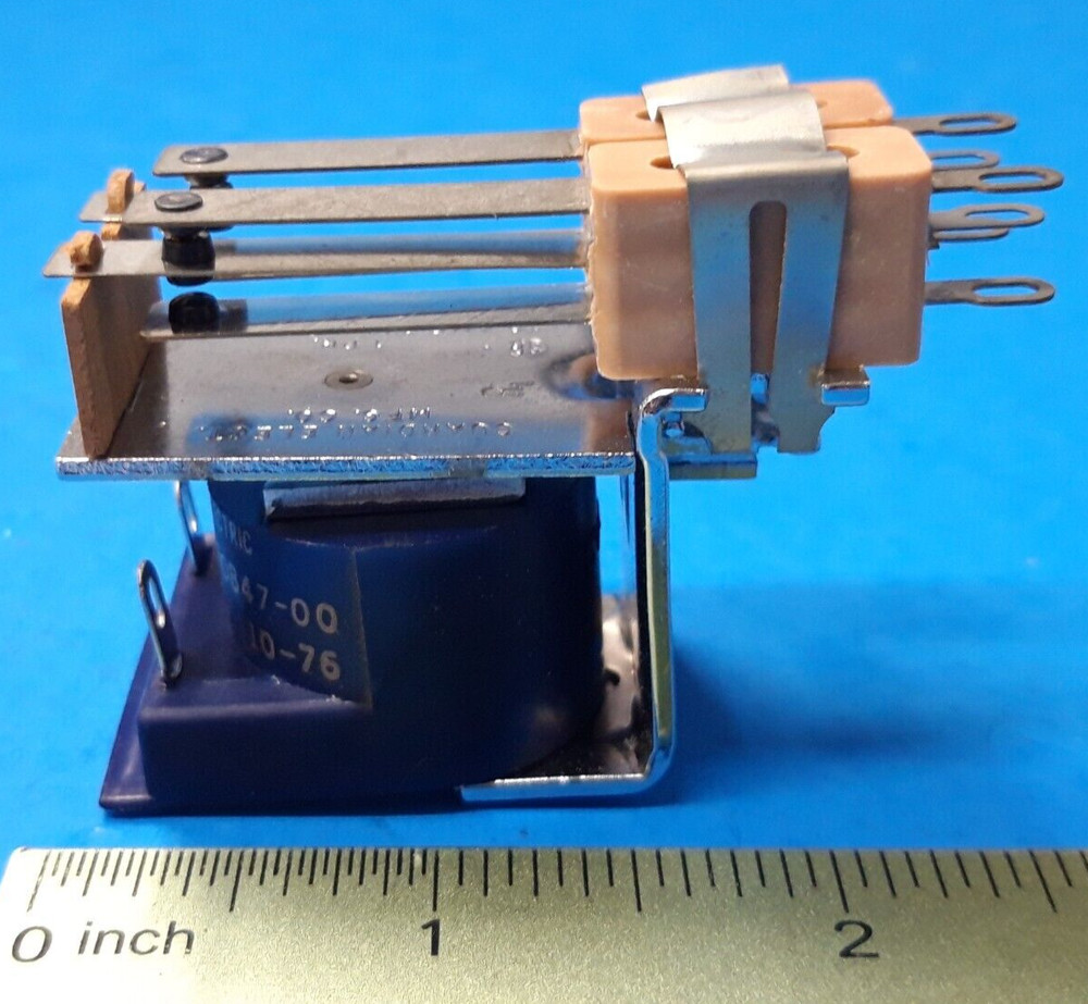 OPEN FRAME RELAY , 905-2C-24D , GURDIAN , DPDT , 24VDC, 905-A410-060847-00