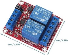 4pcs DC 12V Relay Module 2 Channel Relay Board with Optocoupler Support High or