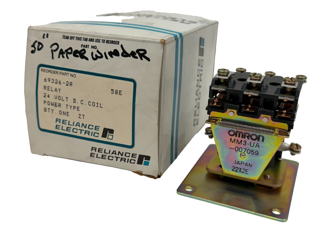 NEW RELIANCE ELECTRIC/OMRON 69326-2R COIL 24VDC MM3-UA-007059 693262R