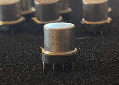 Teledyne 722D-12 Magnetic Latching High Frequency DPDT Relay (with mount)