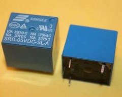 SRD-05 12 24VDC-SL-C 5-Pin / SRD- 05 12 24 48VDC-SL-A 4-Pin SONGLE Power Relays