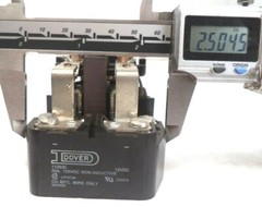 Dover 125VAC 12VDC 20A Non-Inductive Relay, pn 112635