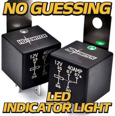 12V 40A Waterproof Relay w/LED Indicator Light & Dielectric Grease