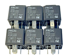Lot of 6 each Maluska FRC2C 1016 Relay DC24V NO:50A 14VDC NC:40A 14VDC