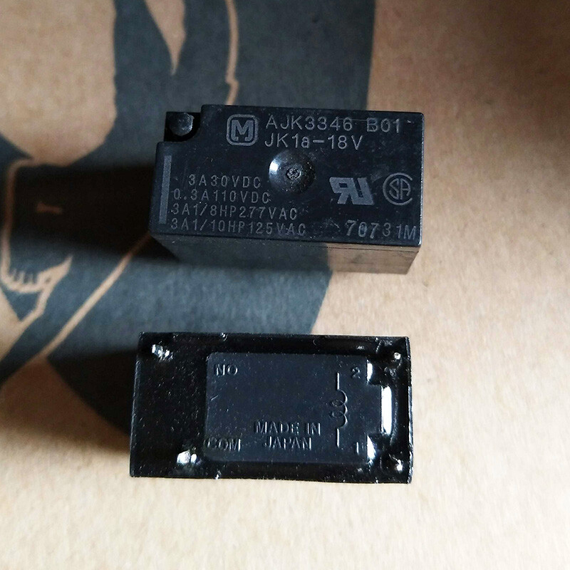 1pc PANASONIC JK1a-18V Power Relay 18VDC 4Pin 3A 30VDC