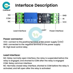 1Channel High Level Driver Relay Module Optocoupler Isolated Drive Control Board