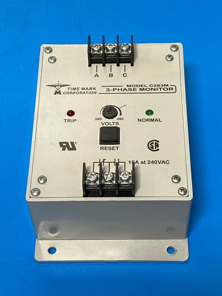 Time Mark Corporation C263M 3-PH Power Monitor 10A 240VAC