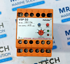 Minilec VSP D2 415VAC Phase Failure Relay Voltage Unbalance Motor Protection