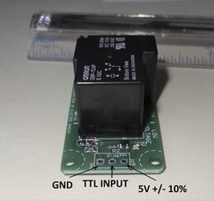 1 pc Relay Board. 5V control 20A contact.
