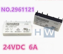 5Pcs NEW No.2961121 24V Phoenix Electromagnetic Relay 6A 250V