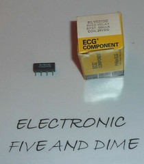 RLY5313C ECG REED RELAY SPST 500ma COIL 24VDC