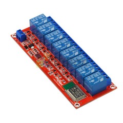 8 Channel Bluetooth Relay Module Bluetooth Mobile Phone Remote Control 5V /12V