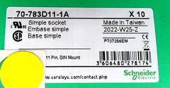 New-Schneider electric, Relay socket, SQD 70-783D11-1A