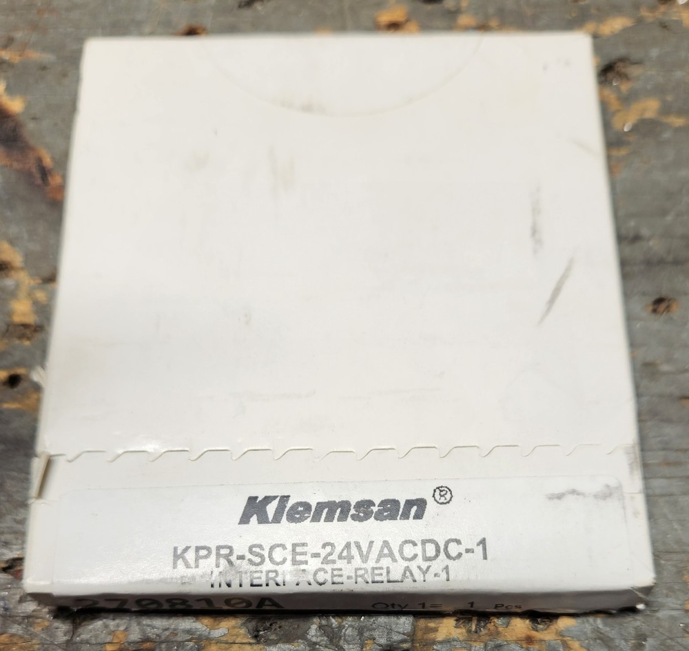Klemsan 270810A Interface-Relay KPR-SCE-24VACDC-1