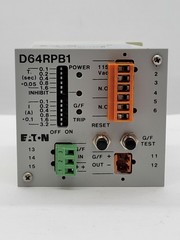 Eaton D64RPB1 Ground Fault Protection Relay 8A 250VAC Series A Din Rail