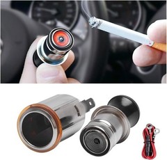 Female 12V-24V Auto Cigarette Lighter Socket Plug with Eject Button & Cable, Rep