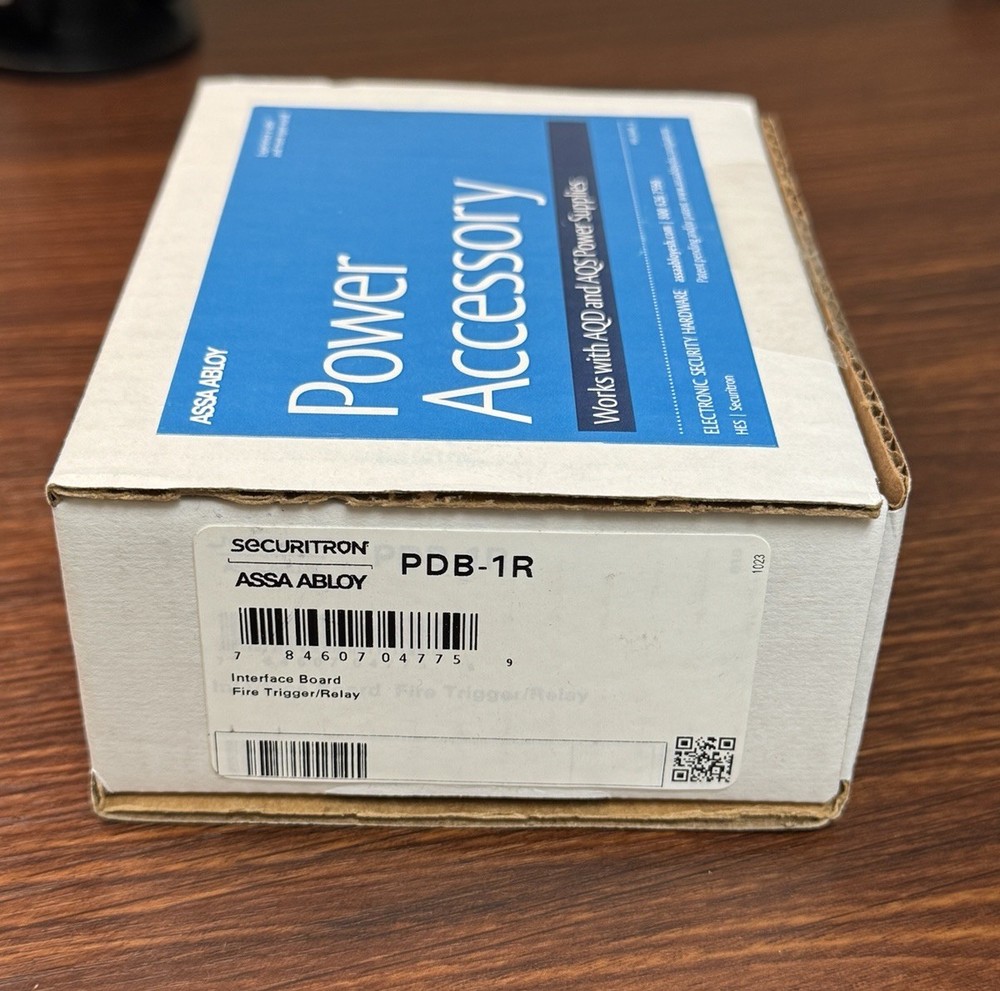 ASSA ABLOY PDB-1R Fire Trigger Relay Works With AQD AQS Power Supplies