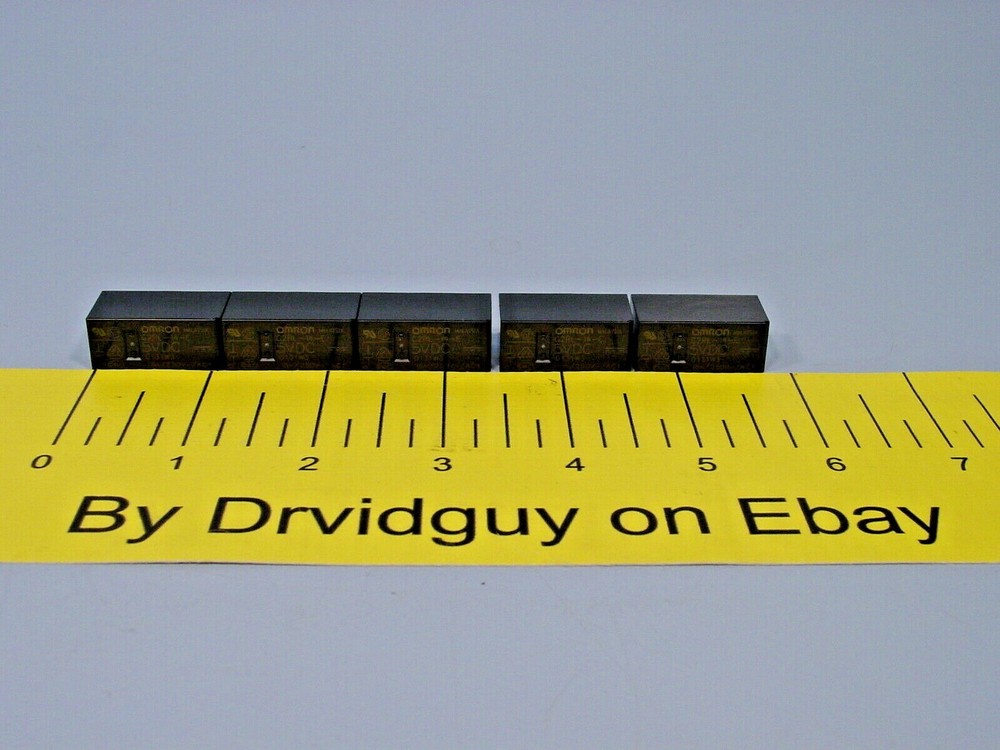 *Lot of 5 Omron G2RL-14-E DC5 General Purpose Relay; SPDT; 16A; 5 VDC Coil