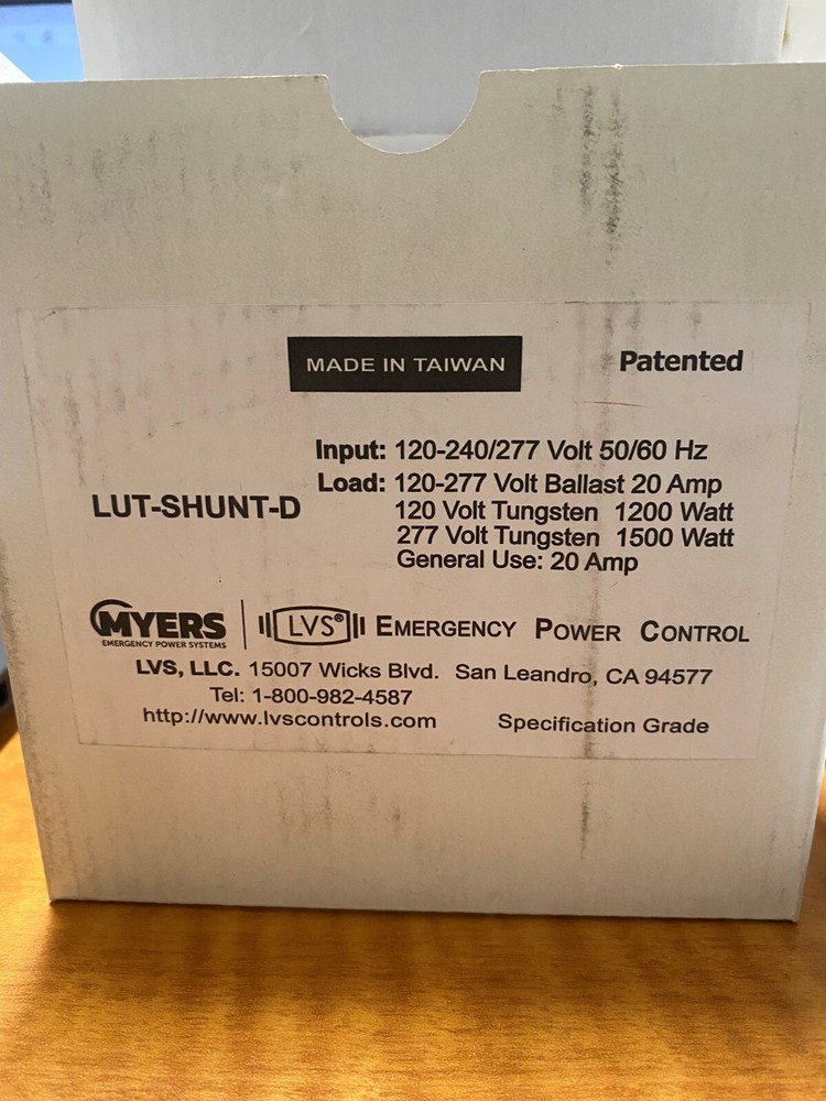 Myers Shunt Relay for 0-10V and Line Voltage Applications (DPDT)