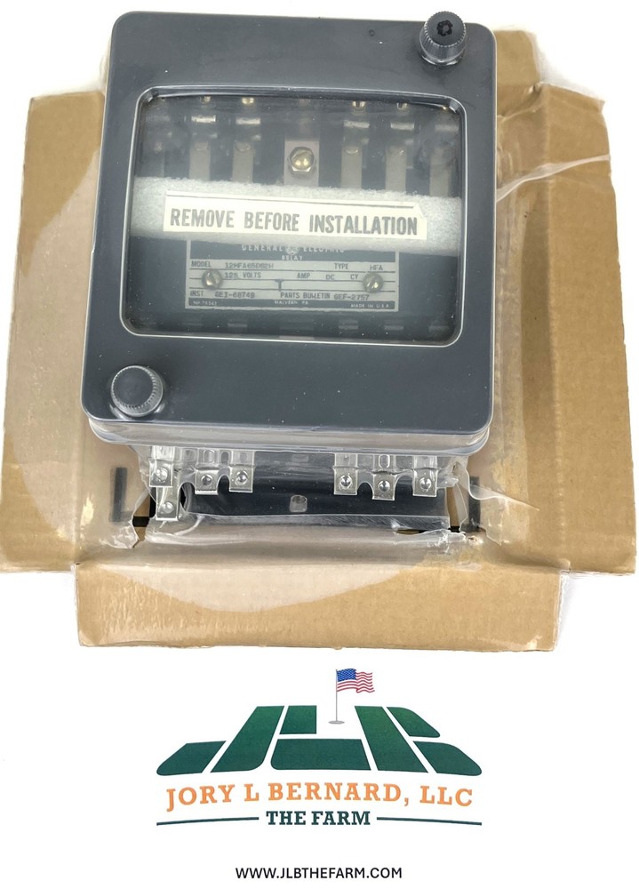 GENERAL ELECTRIC MULTI-CONTACT AUXILIARY RELAY 12HFA65D62H HFA SERIES 125VDC NEW