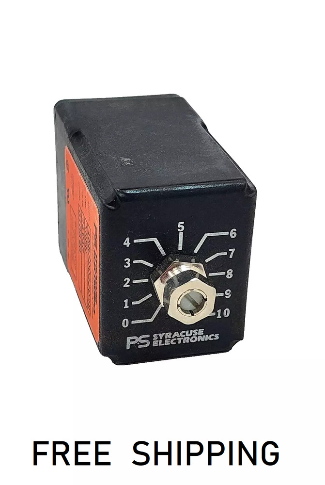 24VAC – 10A – DPDT – 0.16 – 5 Sec Delay On Make Relay – 8 Pin Octal Base