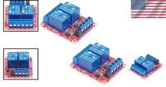 Automated 2-Pack 24V Relay Module with Isolated Optocoupler Trigger Design