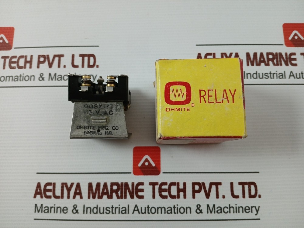 OHMITE DOSX-7T Relay Switch Industrial Control DPDT 115 VAC