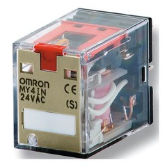 Omron My4-02-Dc24 Solder, General Purpose Relay, Square, 37.7 Ma, 14 Pins, Pcb