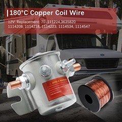 APIELE 12V DC 125A Continuous Solenoid Relay Zinc-Plating Max 300A in Rush Start