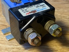 180A 48VDC CURTIS & ALLBRIGHT Power Relay ,#SW80B-783T (100A continuous )