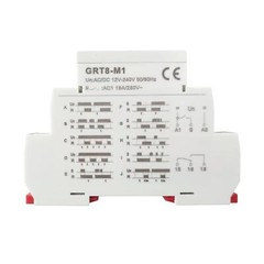 GRT8-M1 Multifunction Time Relay Delay Time with 10 Functions AC/DC12V-240V NEW