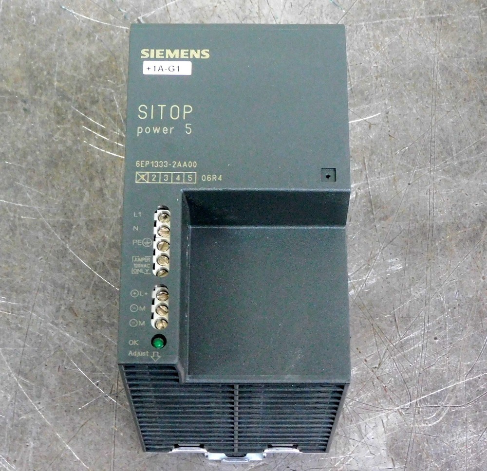 Siemens 6EP1333-2AA00 Stabilized Power Supply 230V AC 24V DC 1.3-5A