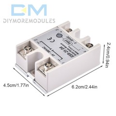 DC3-32V to AC24-380V 25A/40A/60A SSR-25DA 40DA 60DA Solid State Relay Module US