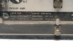 ABB POWER CIRCUIT SHIELD REVERSE POWER RELAY TYPE 32R CAT NO 437P4671 120V 60HZ
