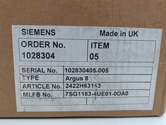 SIEMENS ARGUS 8 7SG1183-4UE01-0DA0 PROTECTION RELAY