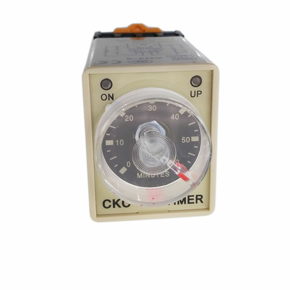 AH3-3 8 Pin Housing Delay Timer Time Relay With Base