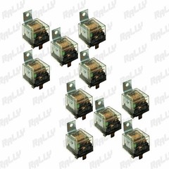 10 Pieces Relay 5 Pin Universal 12V 100 AM For Cars Automotive Truck Alarm Bulb