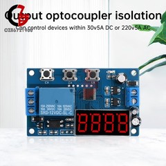 DC12V LED Display Digital Delay Timer Control Switch Relay Module PLC Automation