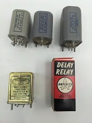 Lot of 5 Vintage Sealed Relays C.P. Clare, Advance Relay & Amperite