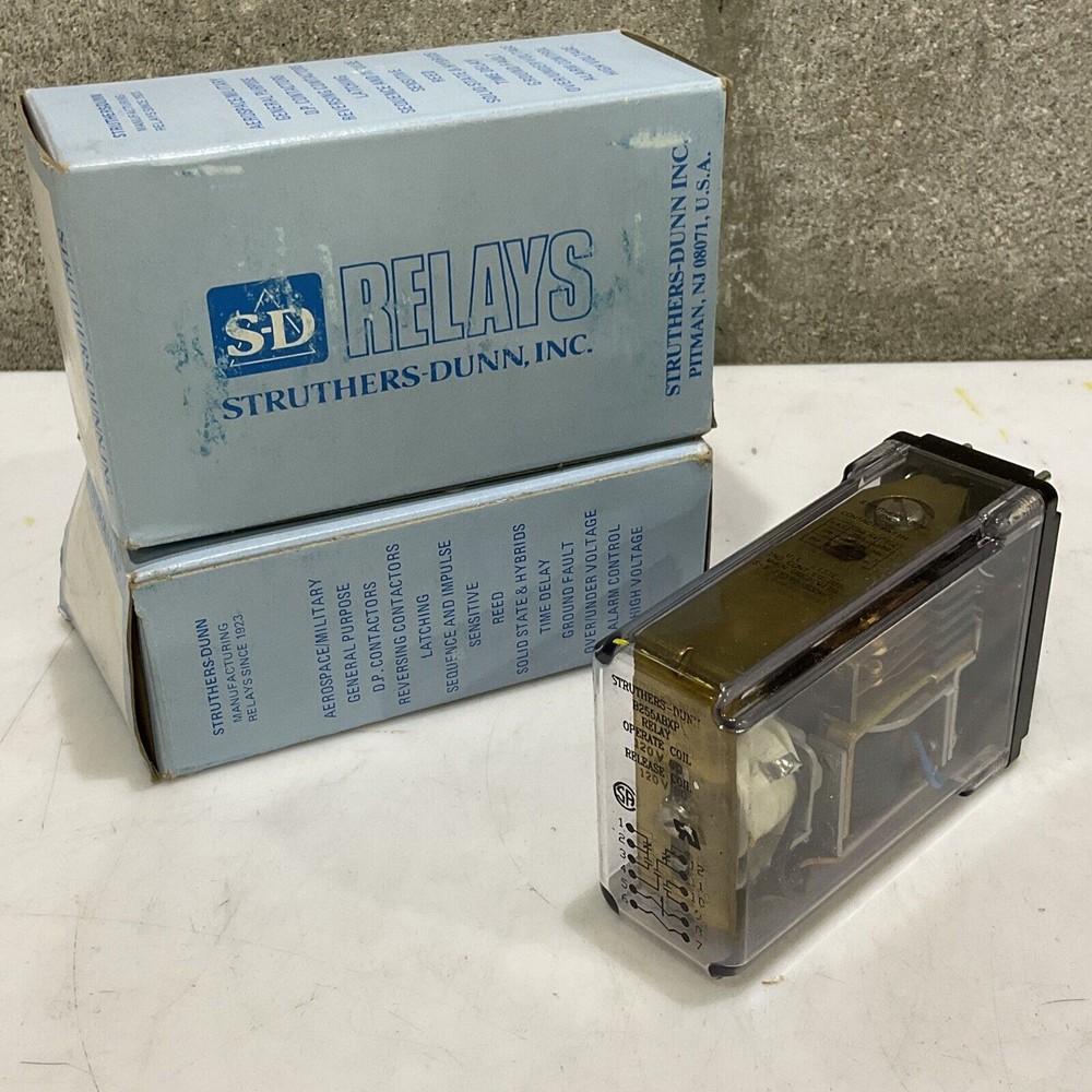 S-D STRUTHERS DUNN B255ABXP RELAY COIL 120V 50-60 LOT OF 2 373